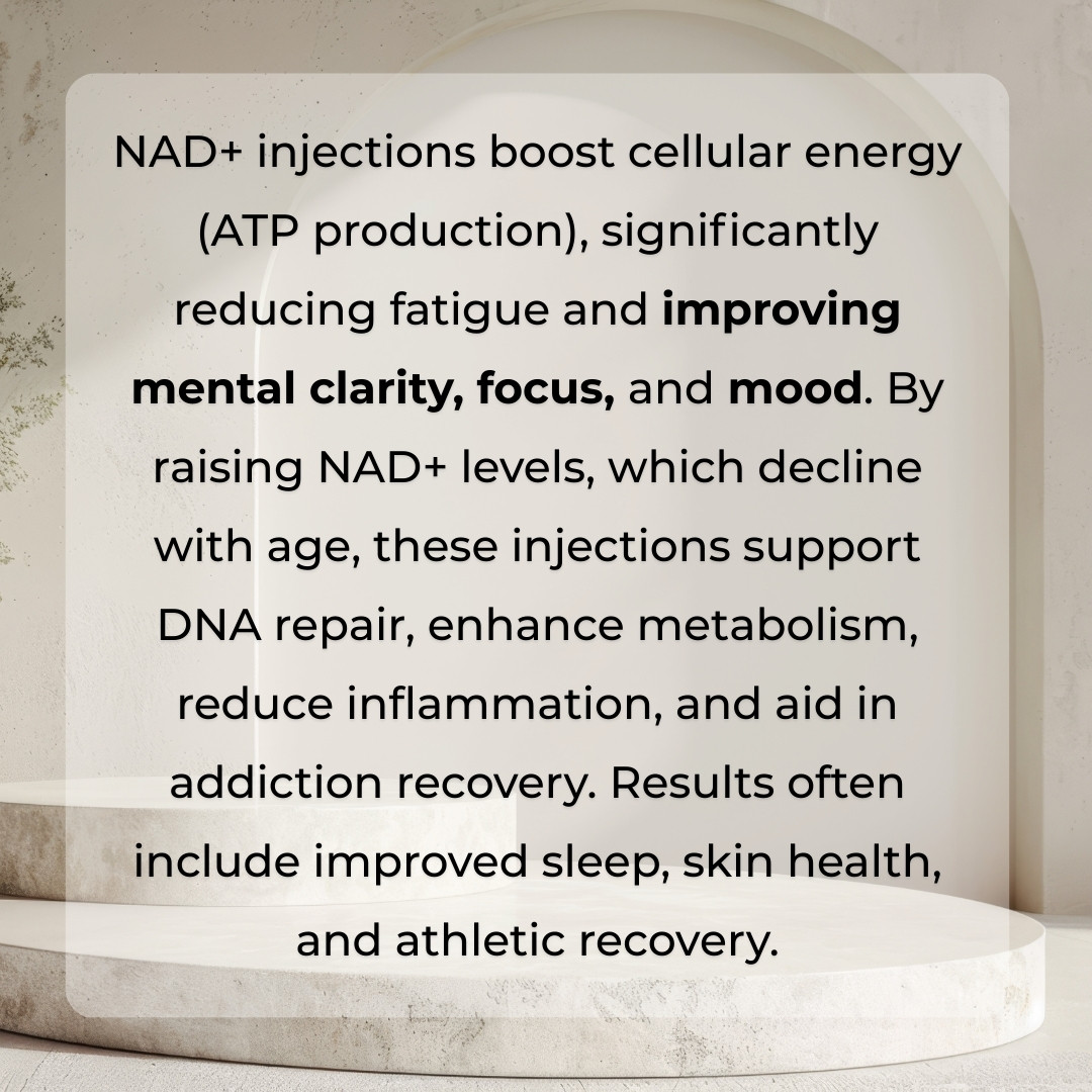 FDA-licensed NAD+ injection for cellular energy and healthy aging